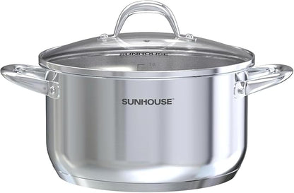 SUNHOUSE Stainless Steel Stock Pot by SUNHOUSE