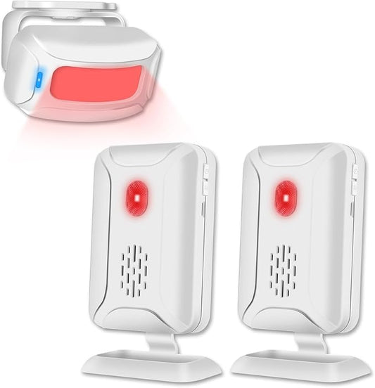 GREENCYCLE Door Sensor Chime, Motion Detector Alarm, Commercial Door Bells by greencycle