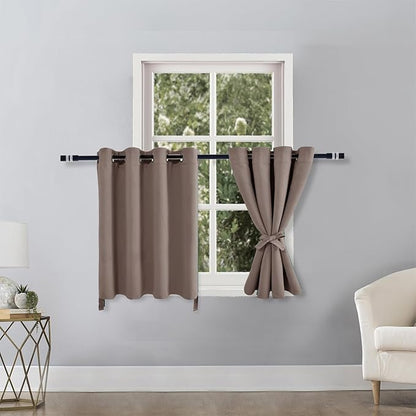 Hiasan RV Blackout Curtains for Bedroom, 52 x 30 Inches Long - Image 2