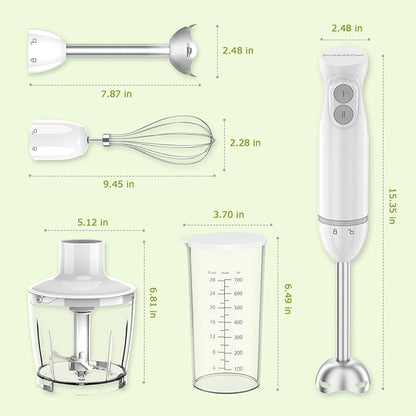 Bonsenkitchen Hand Blender, Immersion Blender - Image 8