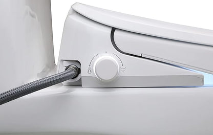ALPHA BIDET UX Pearl Bidet Toilet Seat in Elongated White | Ultra Low Profile | - Image 4