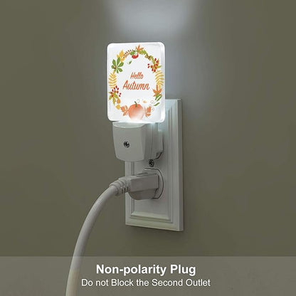 FSHVQKD Hello Autumn Night Light, Plug Into Wall - Image 5