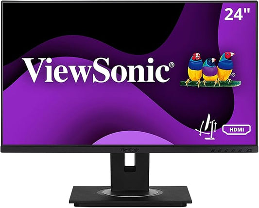 ViewSonic VG2448A 24 Inch IPS 1080p Ergonomic Monitor by ViewSonicCorporation
