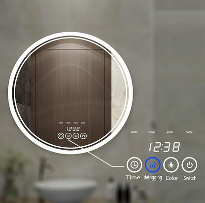 Wall-Mounted Round Bathroom Mirror - Image 5