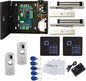 MENGQI-CONTROL TCP/IP 2 Doors Access Control System Kits Metal Push Release by MENGQI-CONTROL