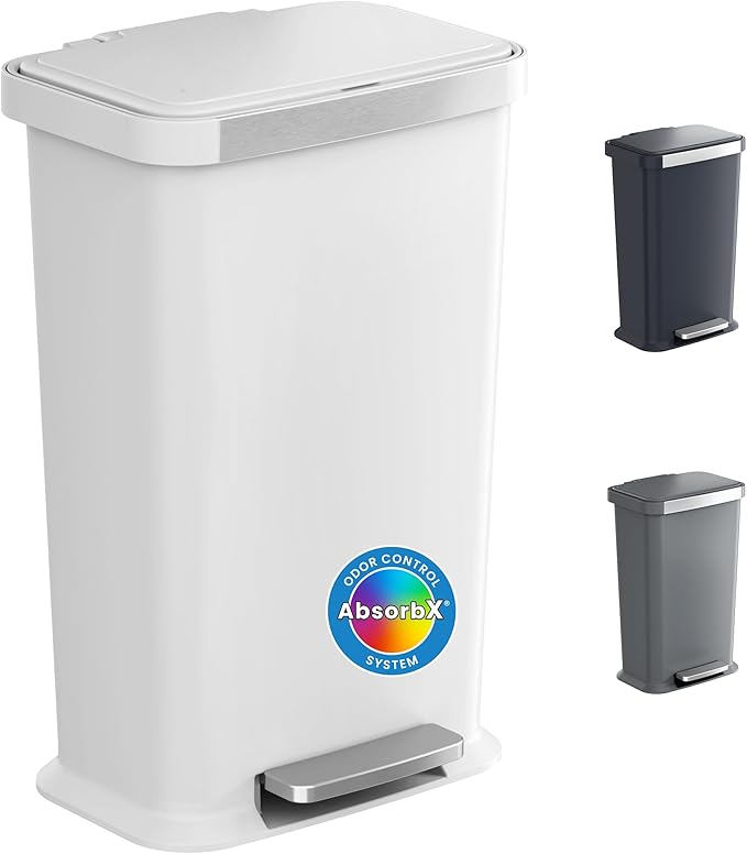 iTouchless SoftStep 13.2 Gal / 50L Step Pedal Kitchen Trash Can by iTouchless