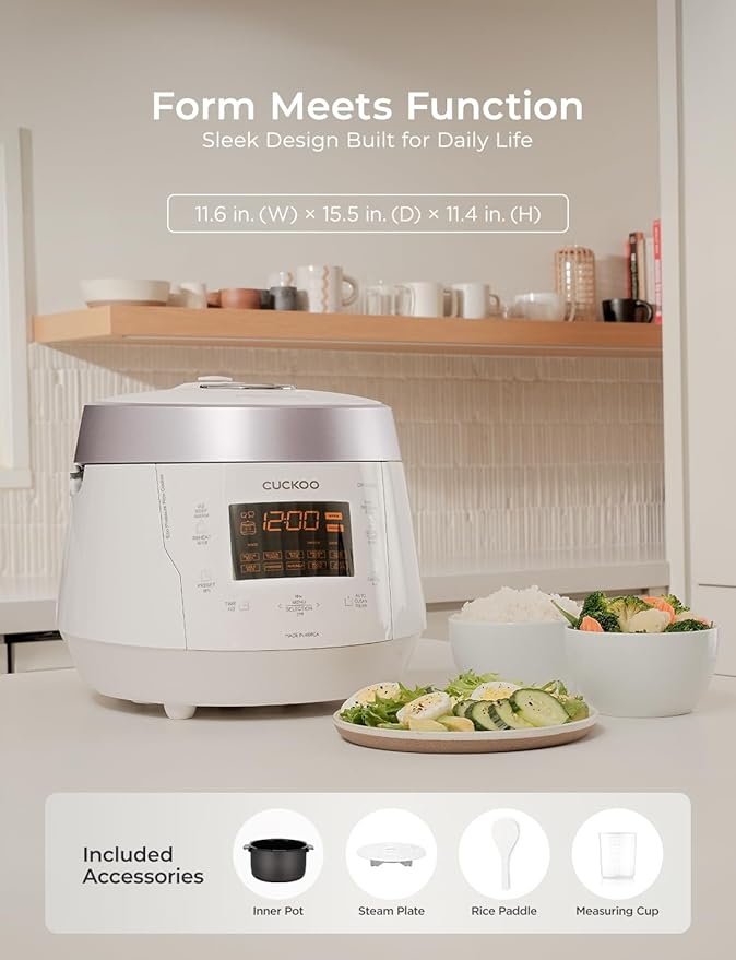 CUCKOO High Pressure Rice Cooker 10-Cup Uncooked / 20-Cup Cooked - Image 9