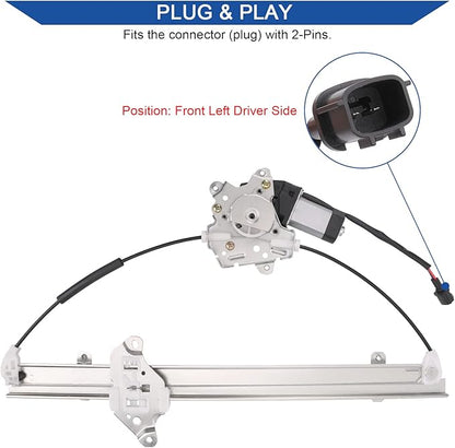 Obaee 741-348 Front Driver Side Power Window Lift Regulator - Image 4