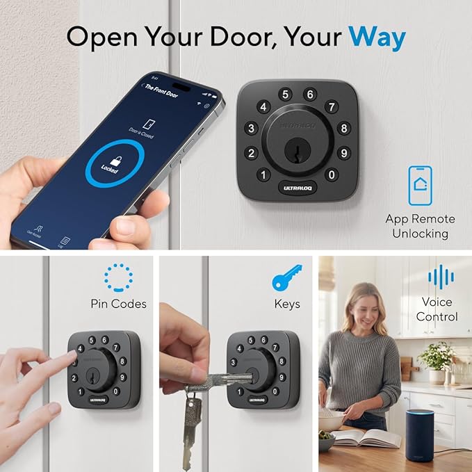 ULTRALOQ U-Bolt WiFi Smart Lock - Image 2