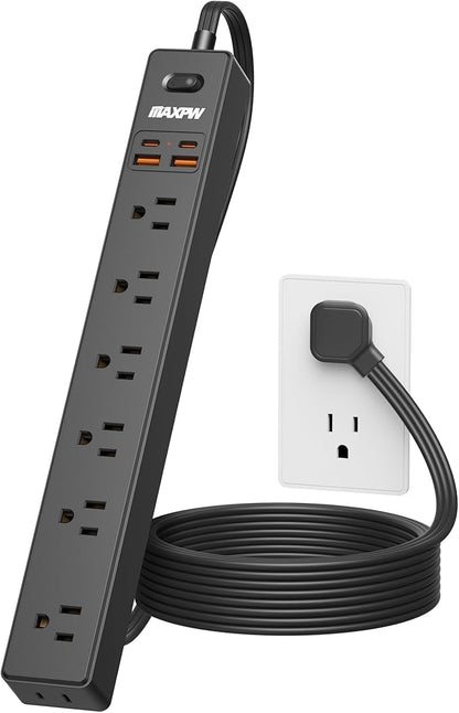 10 Ft Power Strip Surge Protector - Image 8