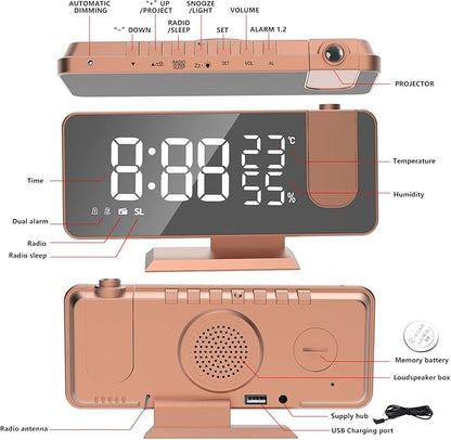 Mightree Projection Alarm Clock - Image 2