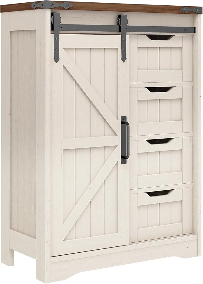Farmhouse Bathroom Storage Cabinet, Bathroom Cabinet - Image 7
