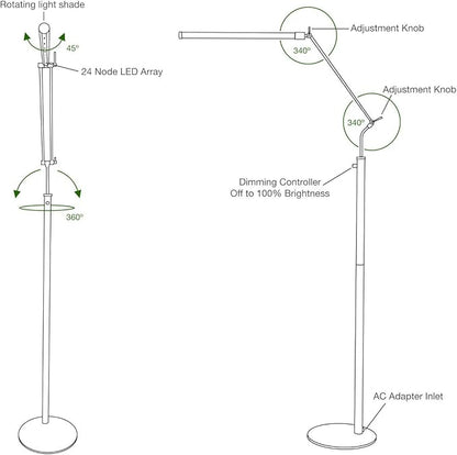 Cocoweb High Powered, LED Floor Lamp - Image 3