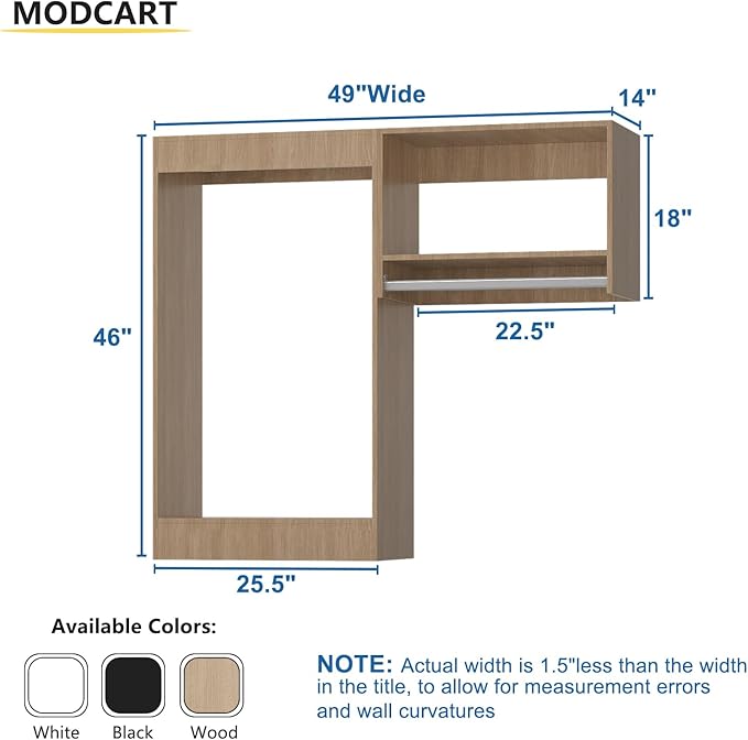 Modular Closet System, Wood Tower Storage - Image 2
