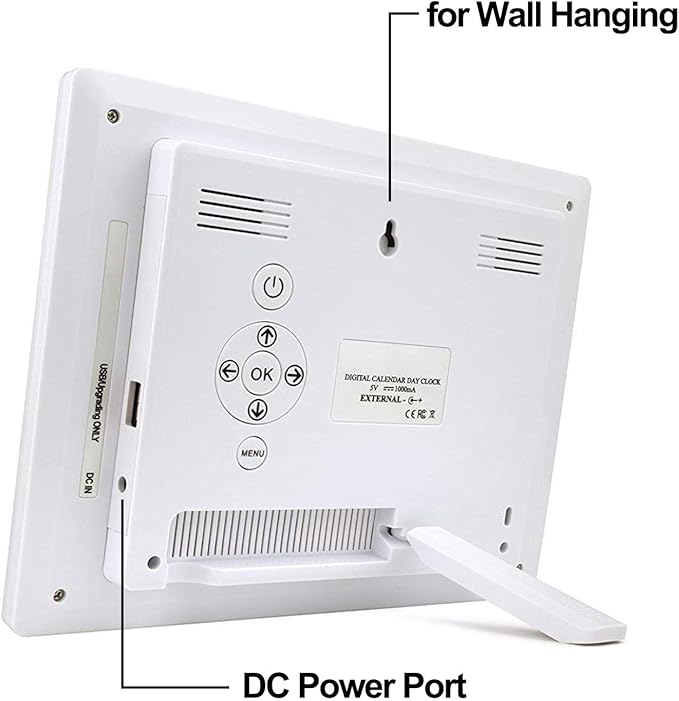 JALL 【New 2024】 Digital Calendar Alarm Day Clock - - Image 3