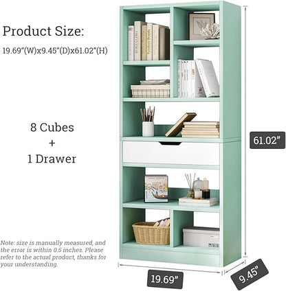 IOTXY Wooden Open Shelf Bookcase - Image 3
