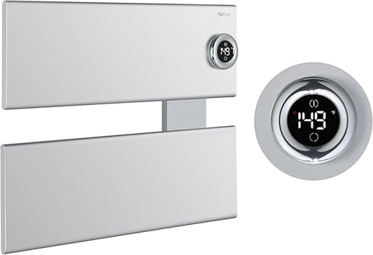 P&Bhusri Electric Heated Towel Rack, Fast Heating and Drying by PBhusri