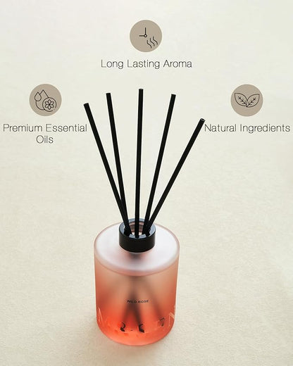 M&SENSE Wild Rose Reed Diffuser Set - Image 4