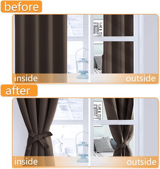 Hiasan Short Blackout Curtains for Bedroom - Image 5