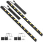 10 Outlet Surge Protector, Long Metal Wide Spaced Garage Industrial Power Strip by CFMASTER