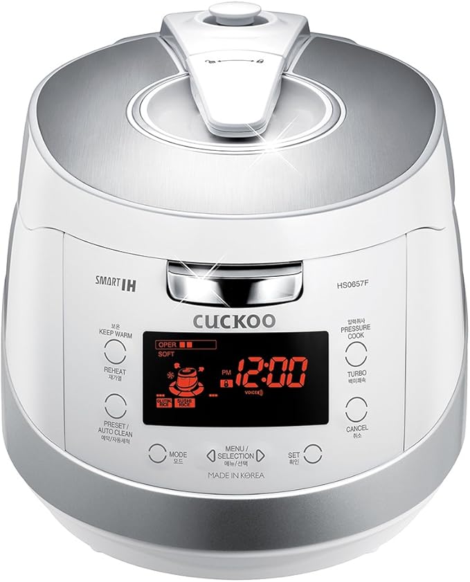 CUCKOO CRP-HS0657FW 6-Cup 12-Cup Induction Heating Pressure Rice Cooker by CUCKOOElectronicsAmerica