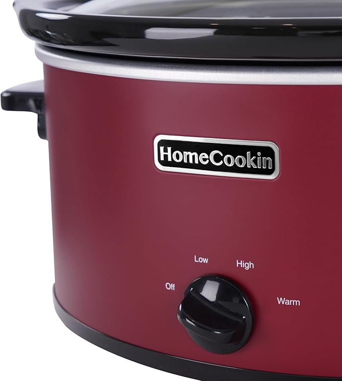 HOMECOOKIN 8 Quart Slow Cooker Oval Manual Pot Food Warmer - Image 2