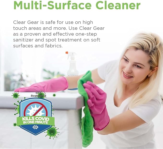 Clear Gear Disinfectant Cleaner, and Deodorizer - Image 5