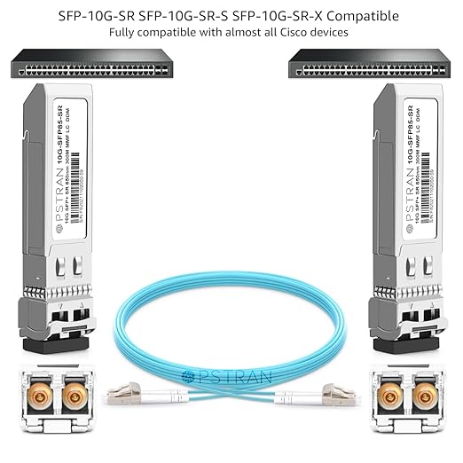 OPSTRAN 10GBASE-SR SFP+ Optical Transceiver Module Compatible - Image 3