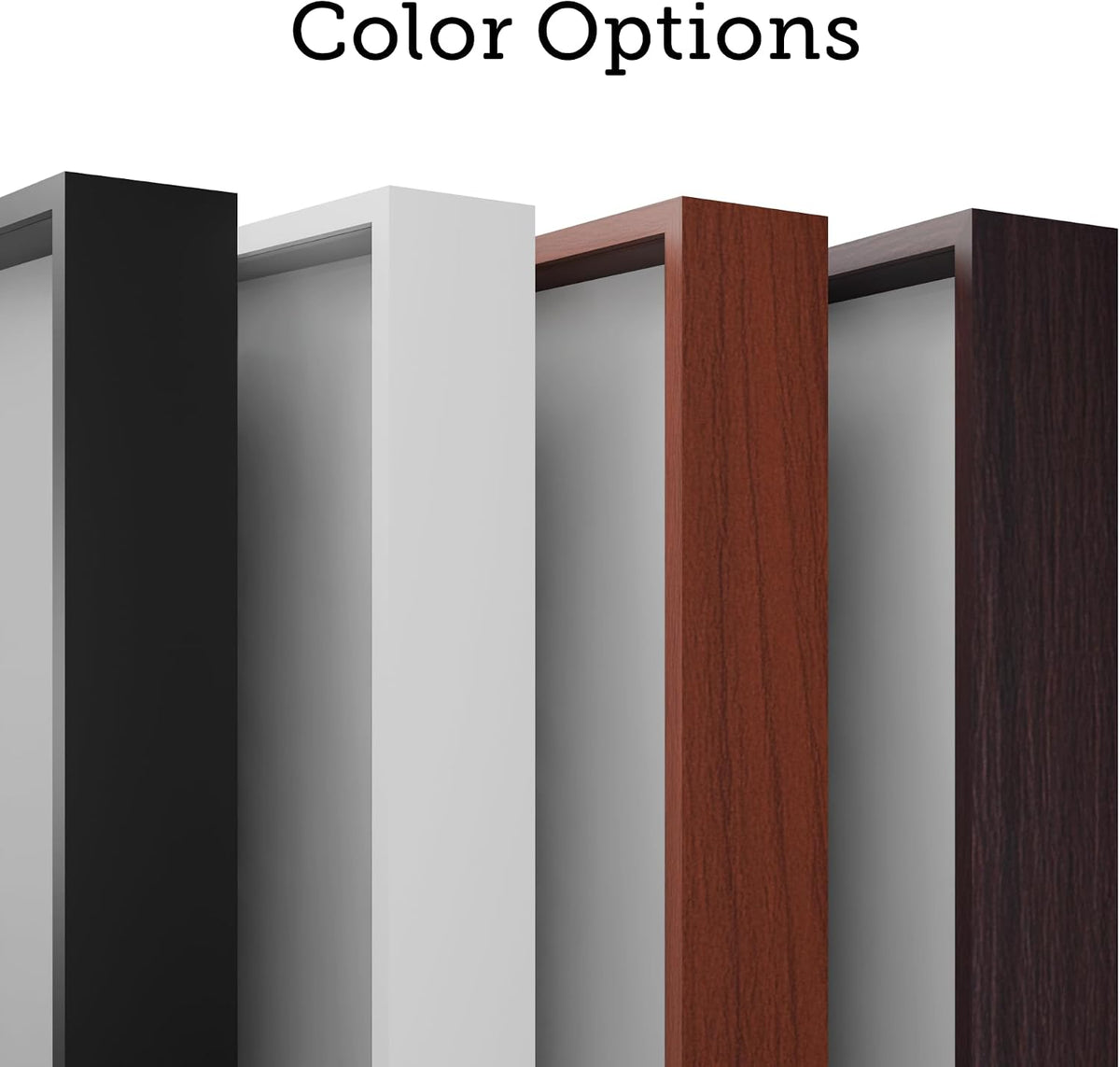 Frame Amo 24x36 Black Shadow Box Frame, Tempered Glass & Solid Wood | 1.5 inch Display Depth, 2.5 inch Thick, White or Black Background, Display Case, High End, Heavy Duty, Hanging Hardware