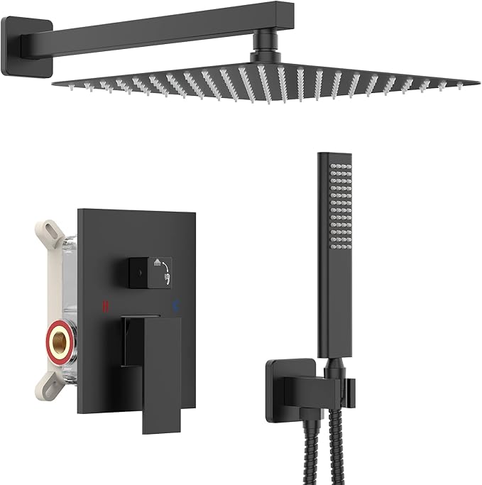 Iriber Matte Black Shower Set by Iriber