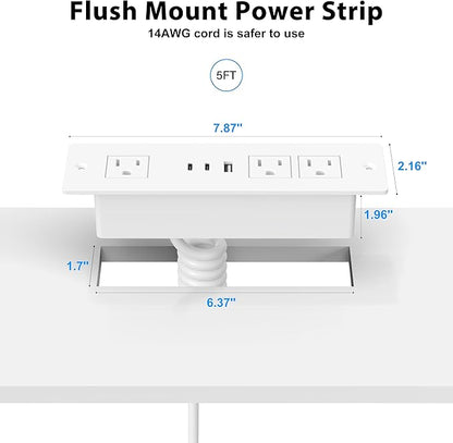 Furniture Drawer Outlet, Recessed Power Strip - Image 2