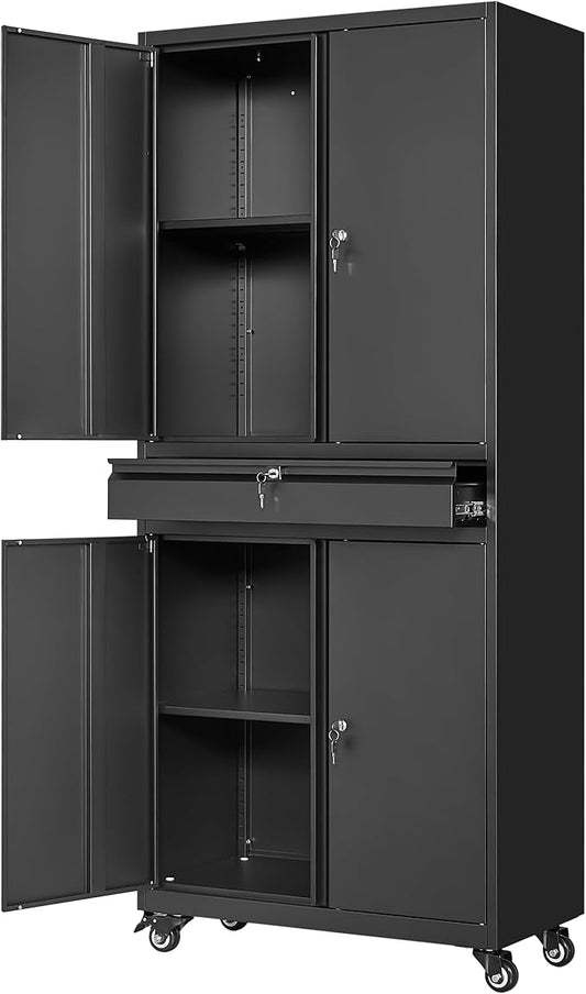 Yizosh Metal Garage Storage Cabinet by Yizosh