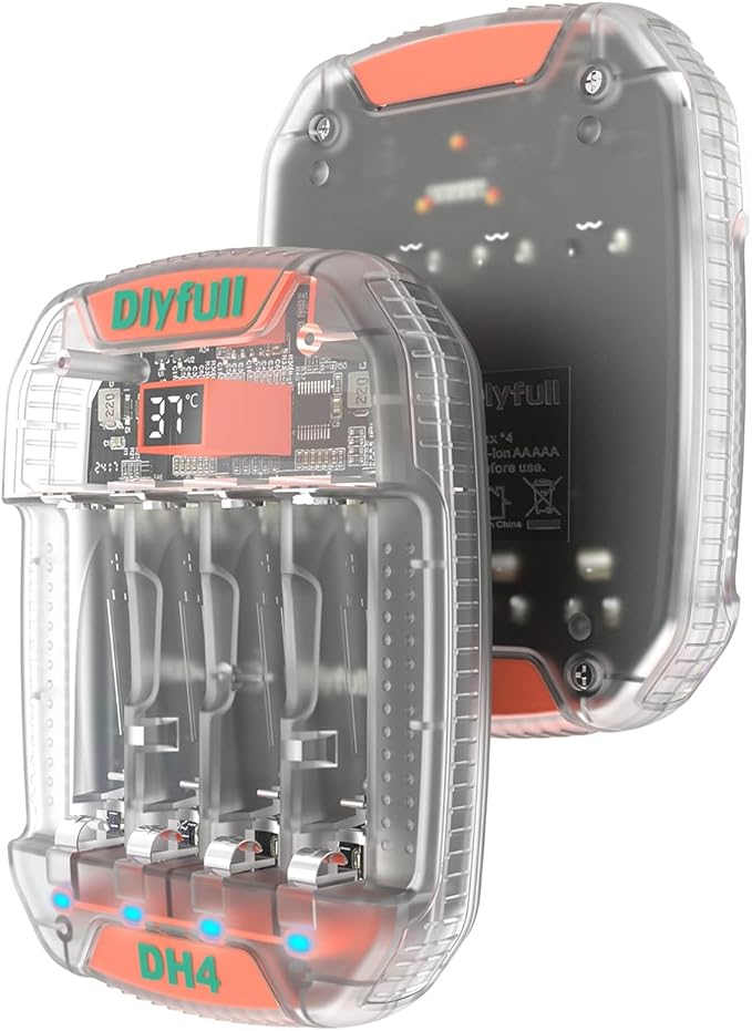 Dlyfull 4 Bay AA AAA Battery Charger - Image 6