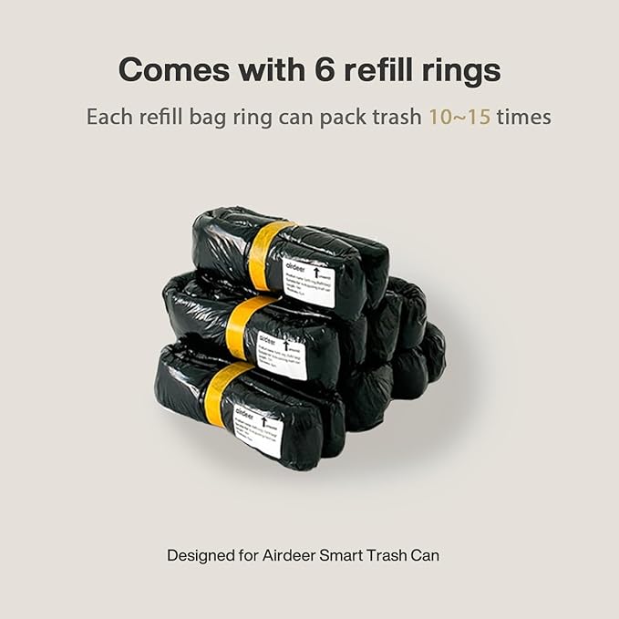 Airdeer L2 Automatic Trash Can, 8 Gallon Self Sealing and Self-Changing Smart - Image 7