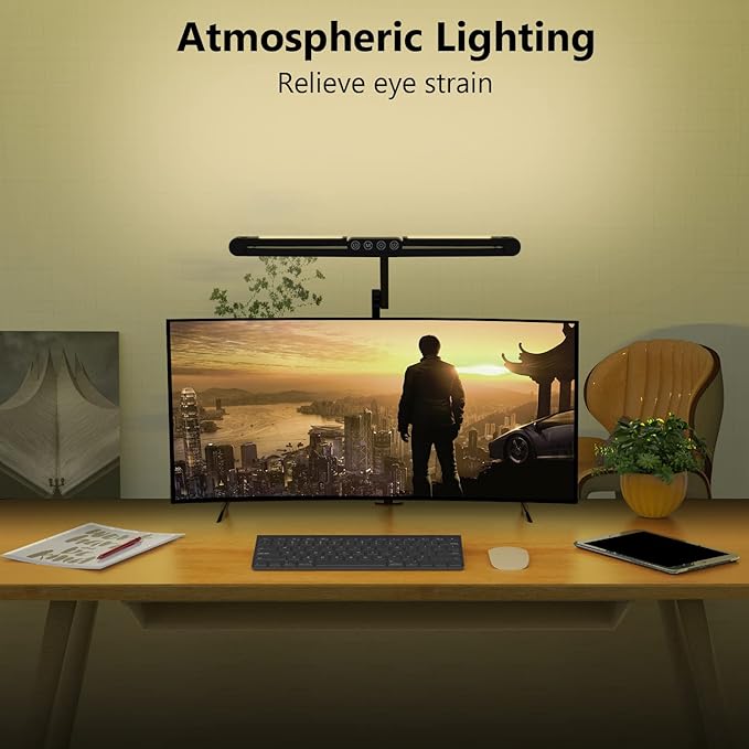 Micomlan Led Desk Lamp with Clamp, Architect Desk Lamp - Image 4