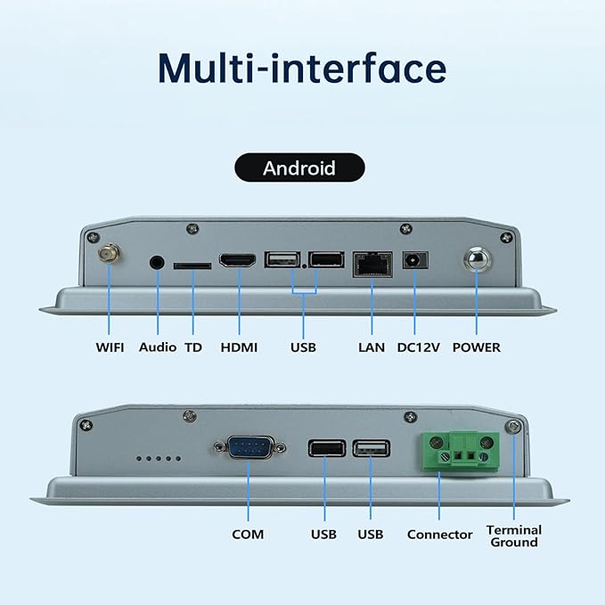 8-Inch Touchscreen Monitor, Ratio 4:3 Embedded Industiral Touch Screen Tablet - Image 6