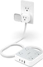 TESSAN Outlet Cover with Extra Outlet on Plug, Surge Protector Power Strip with by TESSAN