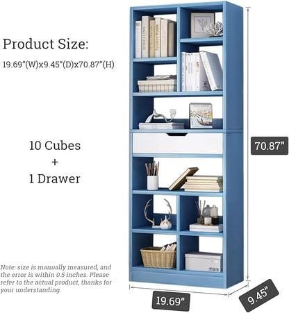 IOTXY Wooden Open Shelf Bookcase - Image 3