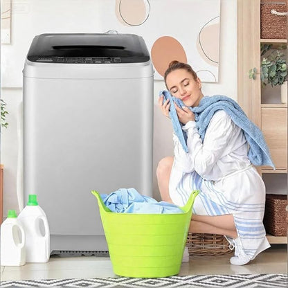 Anukis Fully Automatic Washing Machine, 13 lbs Capacity Clothes Washer and - Image 5