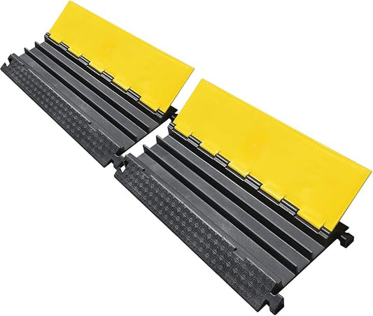 OranLite Rubber Cable Protector Ramp, Heavy Floor Cable Wire Cord Cover Speed by OranLite