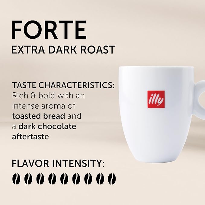Illy Forte K Cup Coffee Pod, Bold And Intense, Extra Dark Roast, Made - Image 2