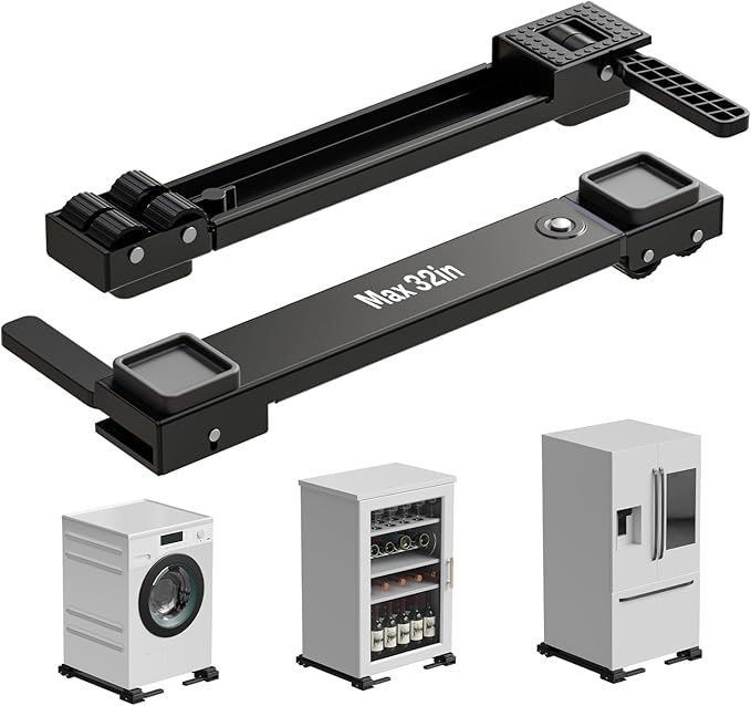 KVRG Appliance Rollers Heavy Duty, Newest Extendable Appliance Sliders by KeytoVibrantRelaxingGracefulHomes
