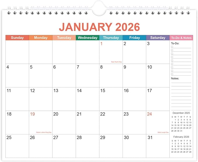 2026 Calendar - Wall Calendar 2026 from January 2026 to June 2027, 2026 Calendar by Runtioval
