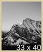 Frame It Easy 33 x 40 Wheat Wood Frame by FrameItEasy