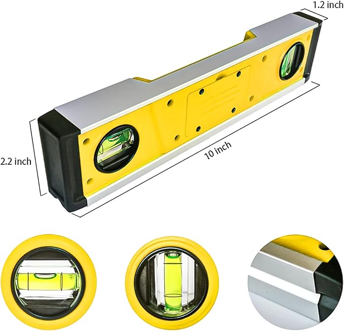 Digital Level and Protractor, 10 Inch IP54 Protected Electronic Bubble - Image 5