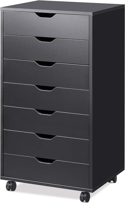 DEVAISE 7-Drawer Chest, Wood Storage Dresser Cabinet by DEVAISE