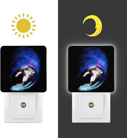 Space Astronaut Night Light, Plug into Wall Decor Nightlights - Image 7