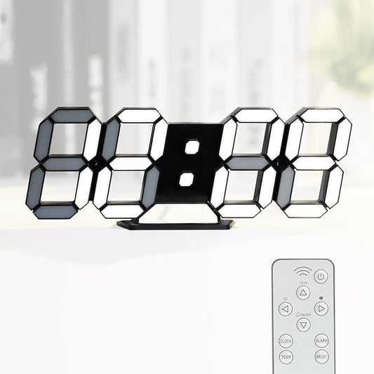 KOSUMOSU Digital Clock 3D LED Wall Clock by KOSUMOSUTECHNOLOGY