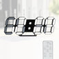 KOSUMOSU Digital Clock 3D LED Wall Clock by KOSUMOSUTECHNOLOGY