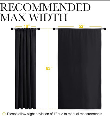 NICETOWN Black Out Window Curtains - Image 8